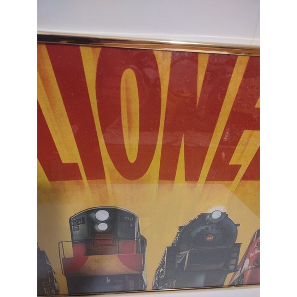 LIONEL RAILROAD "FATHER & SON" SIGN / Train Wall Collectible Decorations 16 x 20 - Picture 3 of 15